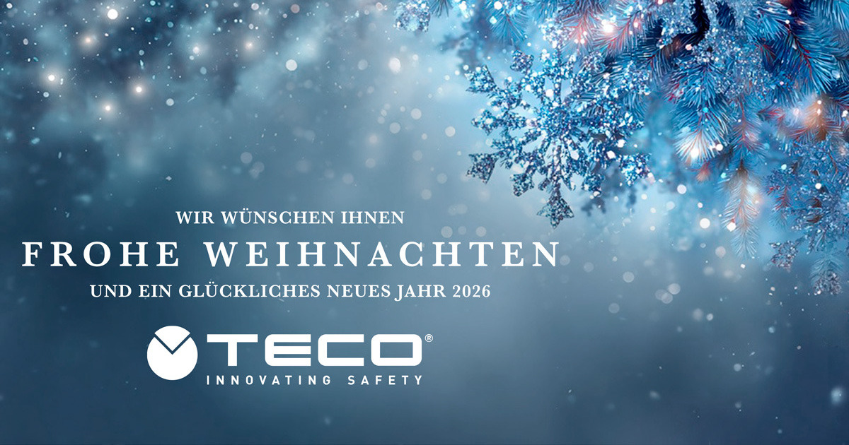 TECO Weihnachtsschließung: 22.12.2025 bis 06.01.2026