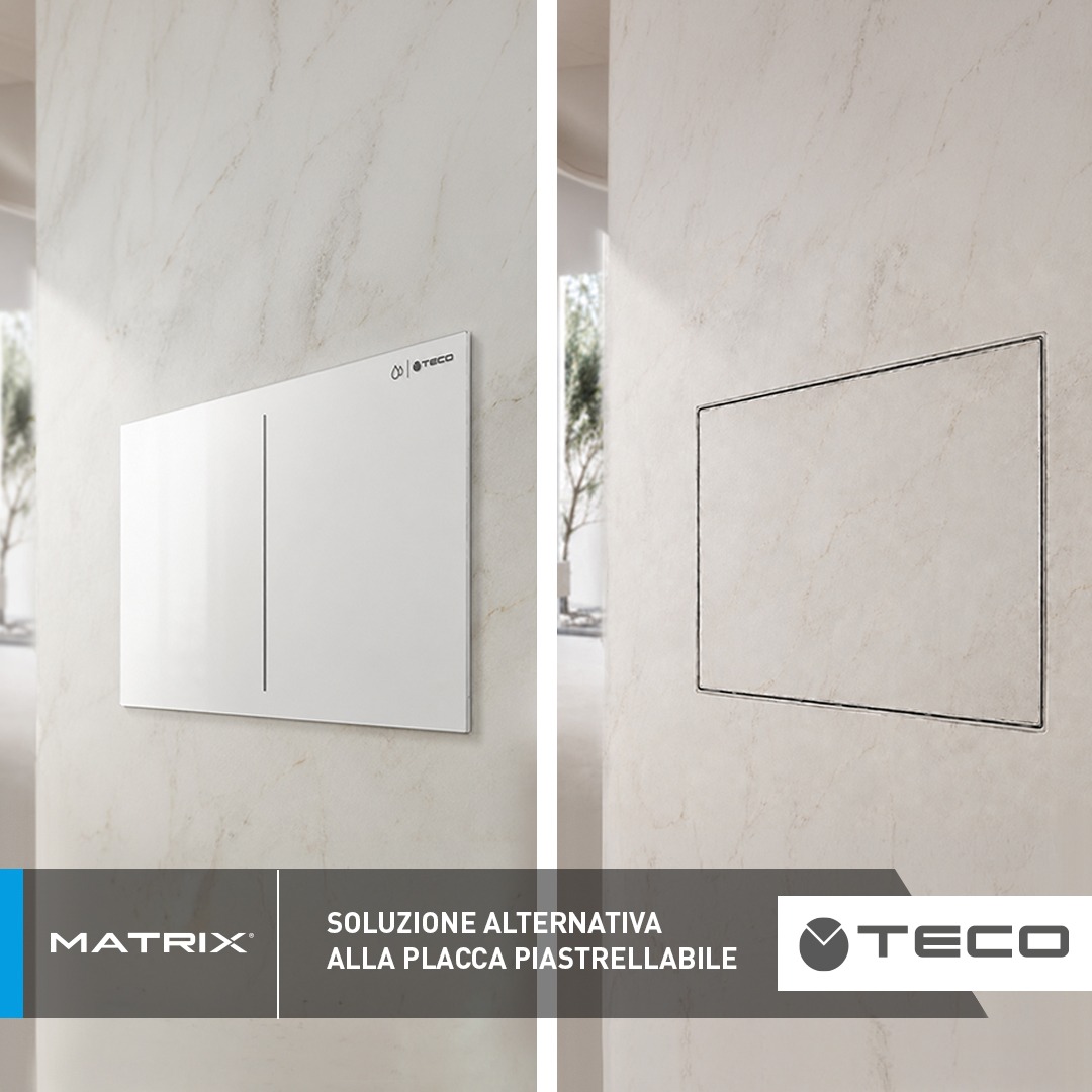 La tecnica che arreda non si nasconde: MATRIX come alternativa alla placca piastrellabile