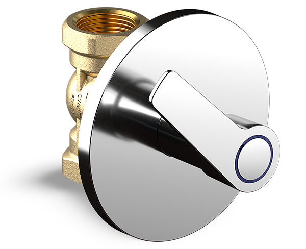 WC rapid pass valve with automatic reset 
