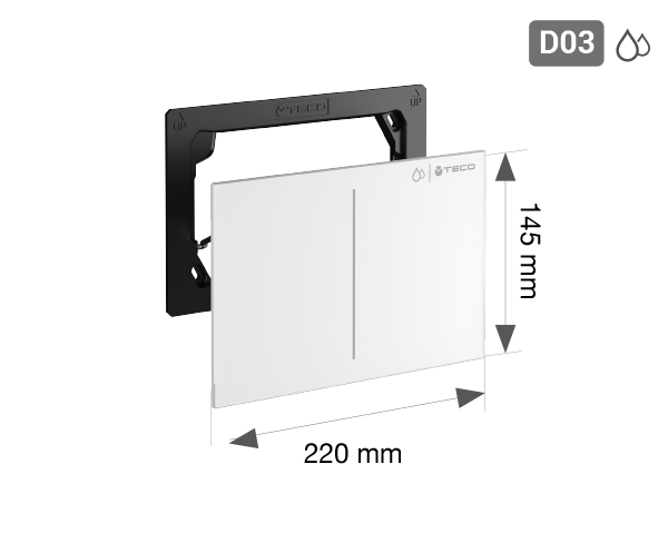 D03 MATRIX faceplate with magnetic closure 