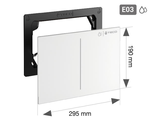 E03 MATRIX Abdeckblende mit Magnetklappe 