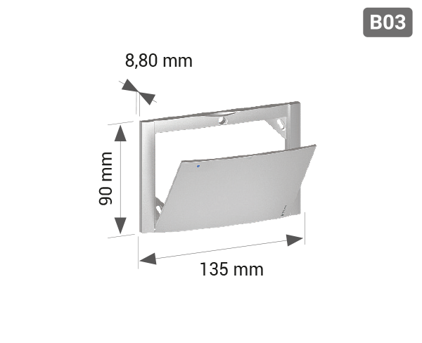 B03 Faceplate with magnetic closure for K4.2 