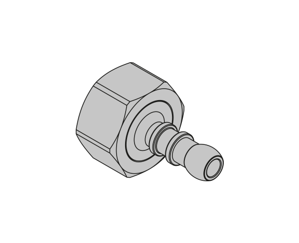 VALVES FOR GAS APPLIANCES WITH HOSES HOSE CONNECTION FITTING