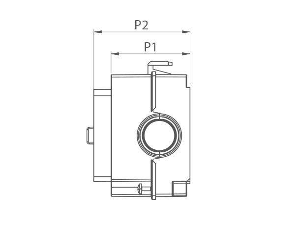 COCK - FLUSH-MOUNTING STRAIGHT GAS SHUT-OFF COCK  0