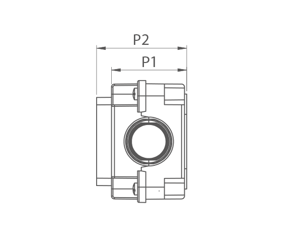 COCK - FLUSH-MOUNTING GAS SHUT-OFF COCK  WITH LEVER 0