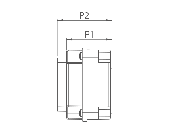 GAS BOX  - FLUSH-MOUNTING GAS BO  WITH OUTLET FITTING 0