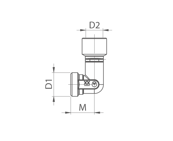 GAS BOX  - FLUSH-MOUNTING GAS BO  WITH OUTLET FITTING 2