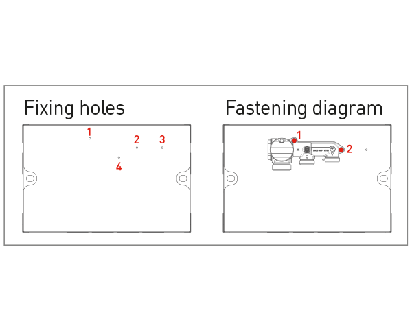 MANIFOLDS THAT CAN BE USED WITH THE METAL BOX - K2.2 MULTIPLE SHUT-OFF MANIFOLD    0