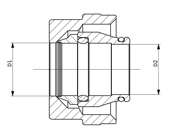 TC-VERBINDUNGSTEILE - VERSCHRAUBUNG 0