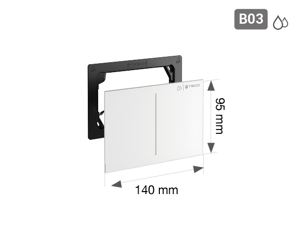 B03 Placca MATRIX di copertura con sportello magnetico B03 Placca MATRIX di copertura con sportello magnetico