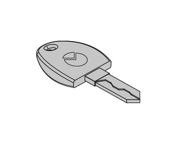 SHUT-OFF VALVE WITH LOCK FOR LOW FLOW RATE SUPPLY - KEY FOR SECURITY LOCK 0