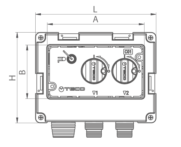 MANIFOLD - 2-PORT MULTIPLE SHUT-OFF GAS MANIFOLD 1