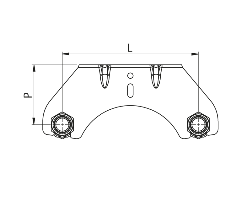 INSTALLATION  IT FOR DUAL-PIPE GAS METERS - KIT WITH  2 FITTINGS  - THREADED VERSION 1