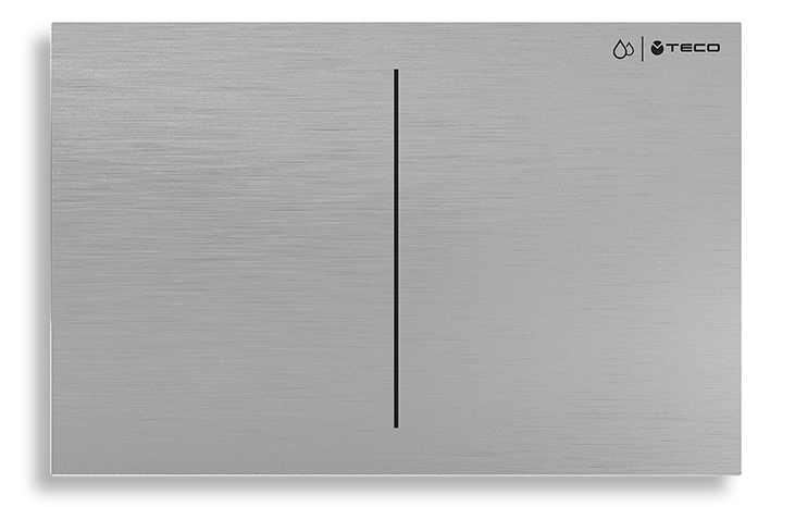 Placca MATRIX TECO in acciaio inox spazzolato