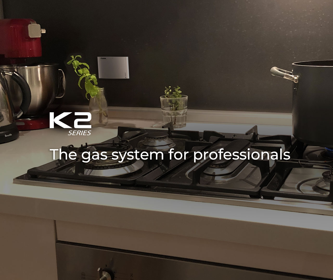 K2 Distribution and shut-off system for chased gas lines