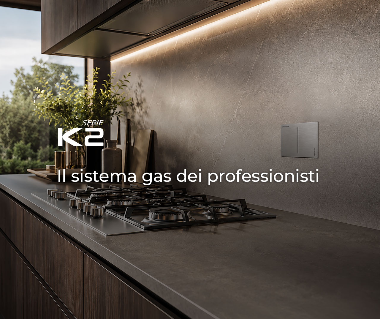 Sistema di distribuzione ed intercettazione linee gas sottotraccia